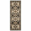 United Weavers Of America 2 ft. 7 in. x 7 ft. 2 in. Marrakesh Emir Walnut Rectangle Runner Rug 3801 30054 28E